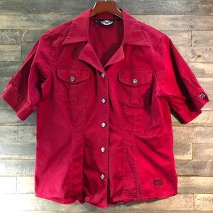Harley Davidson Button Up Shirt